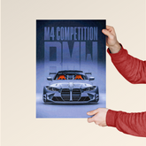 BMW M4 Competition – Precision Power Poster